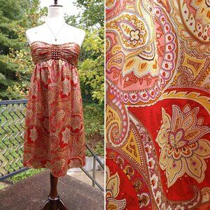 Y2K Vintage 100% Silk Babydoll Dress, Size 4/Small